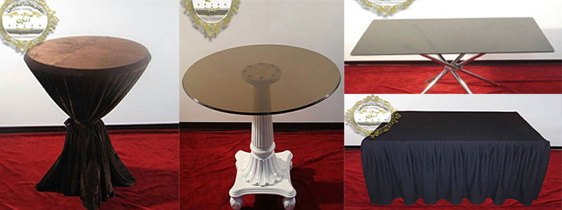 نمونه میز های تشریفات مجالس و ظروف کرایه آریان