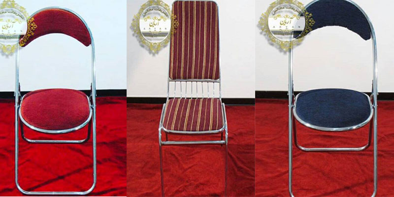 نمونه صندلی های تاشو تشریفات مجالس و ظروف کرایه آریان