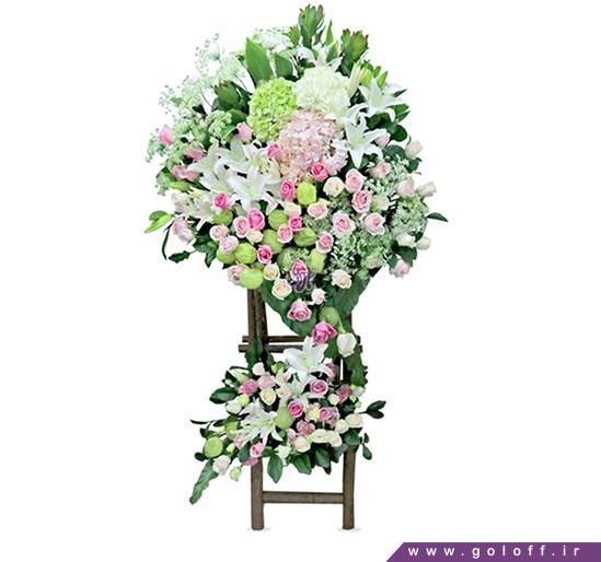 سفارش تاج گل دو طبقه در اصفهان مناسب برای عرض تسلیت