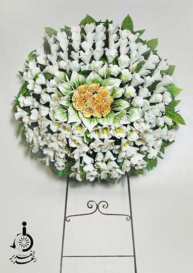 تاج گل خیریه رعد الغدیر دو طبقه شماره۴