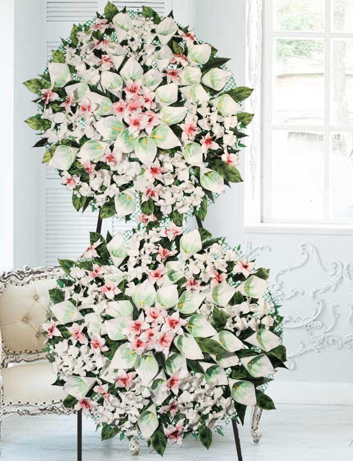 تاج گل دو طبقه خیریه