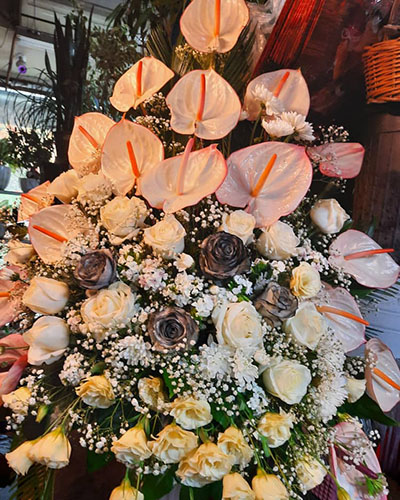 نمونه سبد گل رضوان