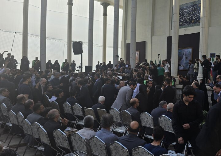 مراسم تشییع استاد محمود فرشچیان